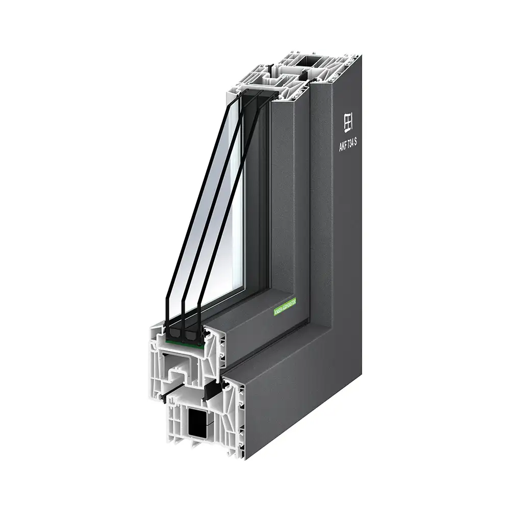 Aluminium-uPVC Window Corner